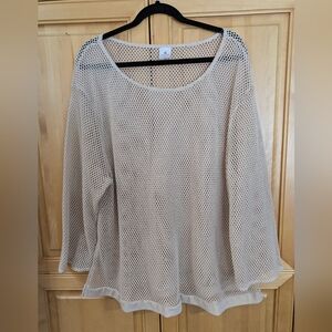 Shade&Shore Mesh Tunic/Coverup Size XL